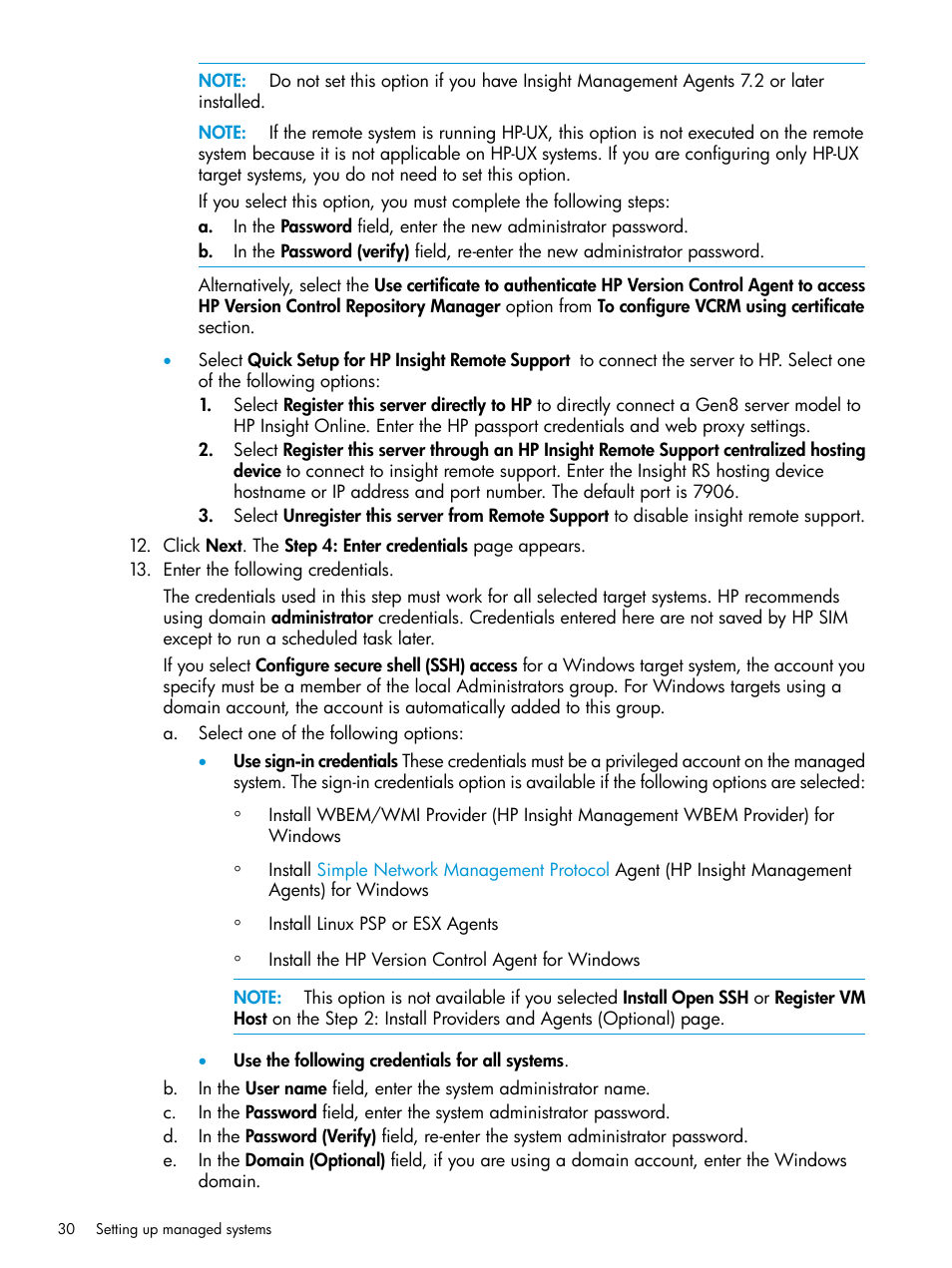 HP Systems Insight Manager User Manual | Page 30 / 256