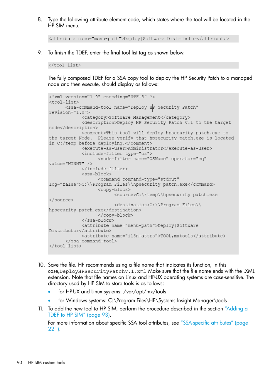 HP Systems Insight Manager User Manual | Page 90 / 256