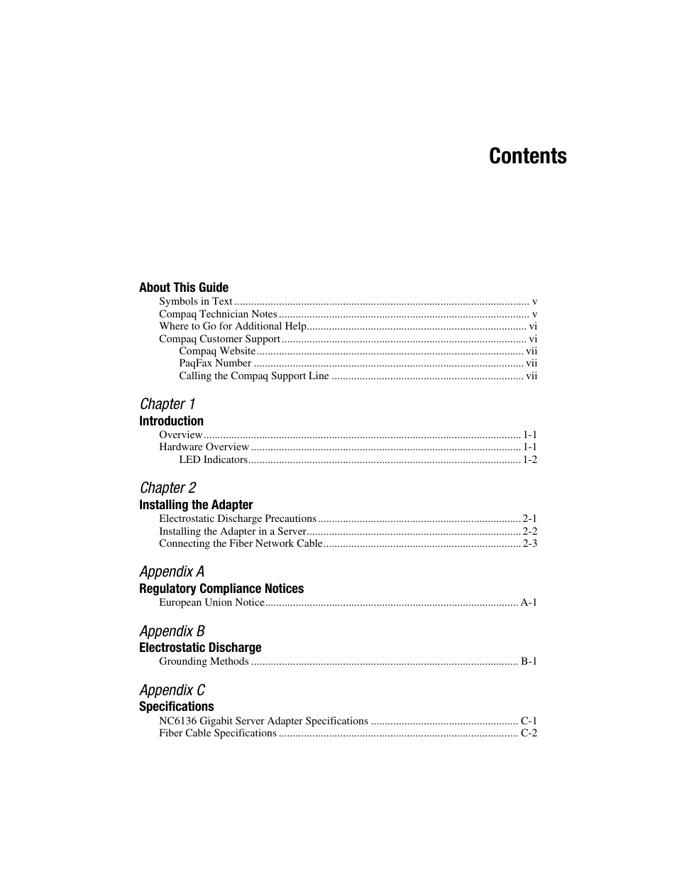 HP NC6136 PCI Gigabit Server Adapter 64.66 1000-SX User Manual | Page 3 / 17