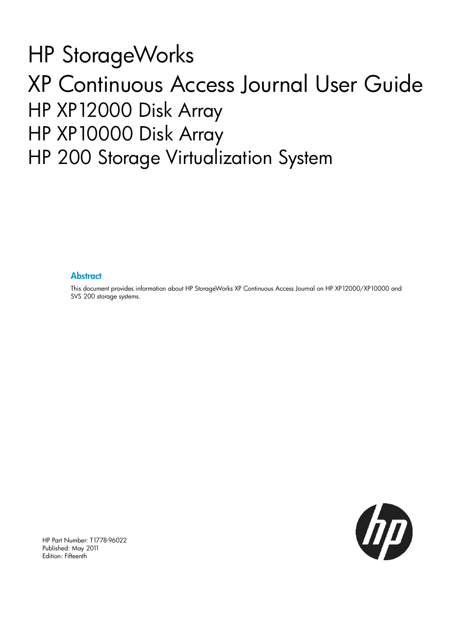 HP XP Continuous Access Software User Manual | 215 pages