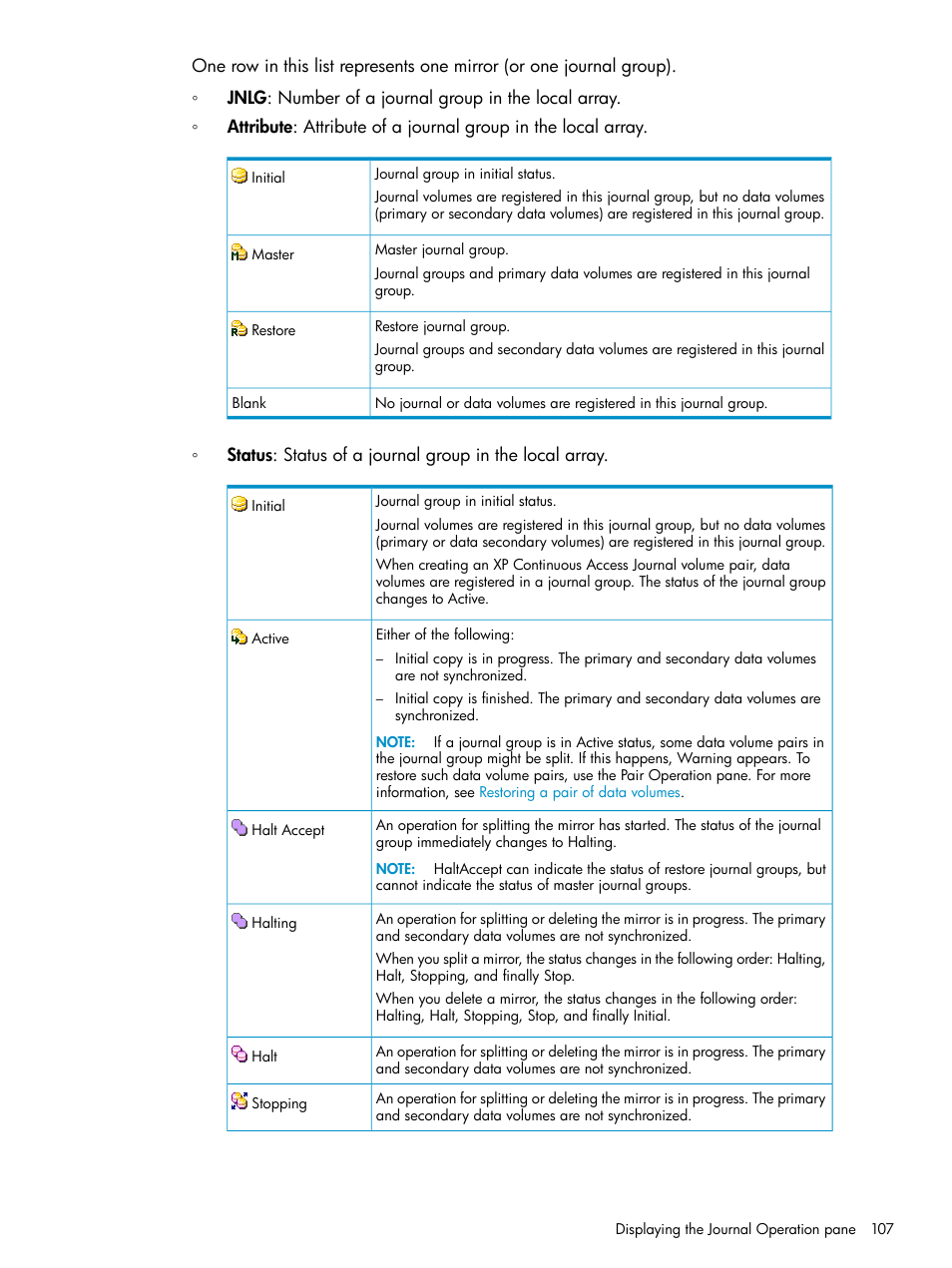 HP XP Continuous Access Software User Manual | Page 107 / 215