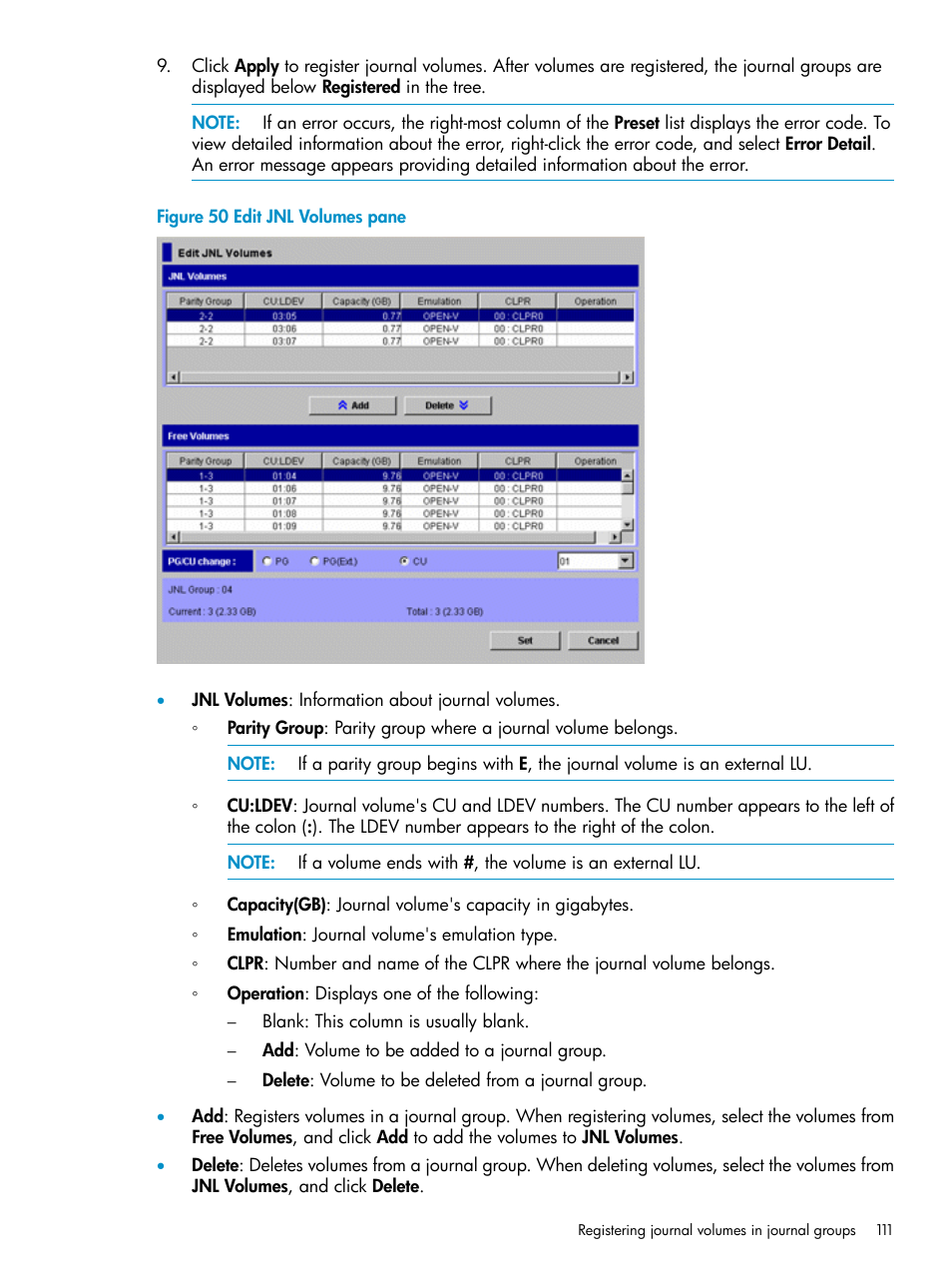 HP XP Continuous Access Software User Manual | Page 111 / 215