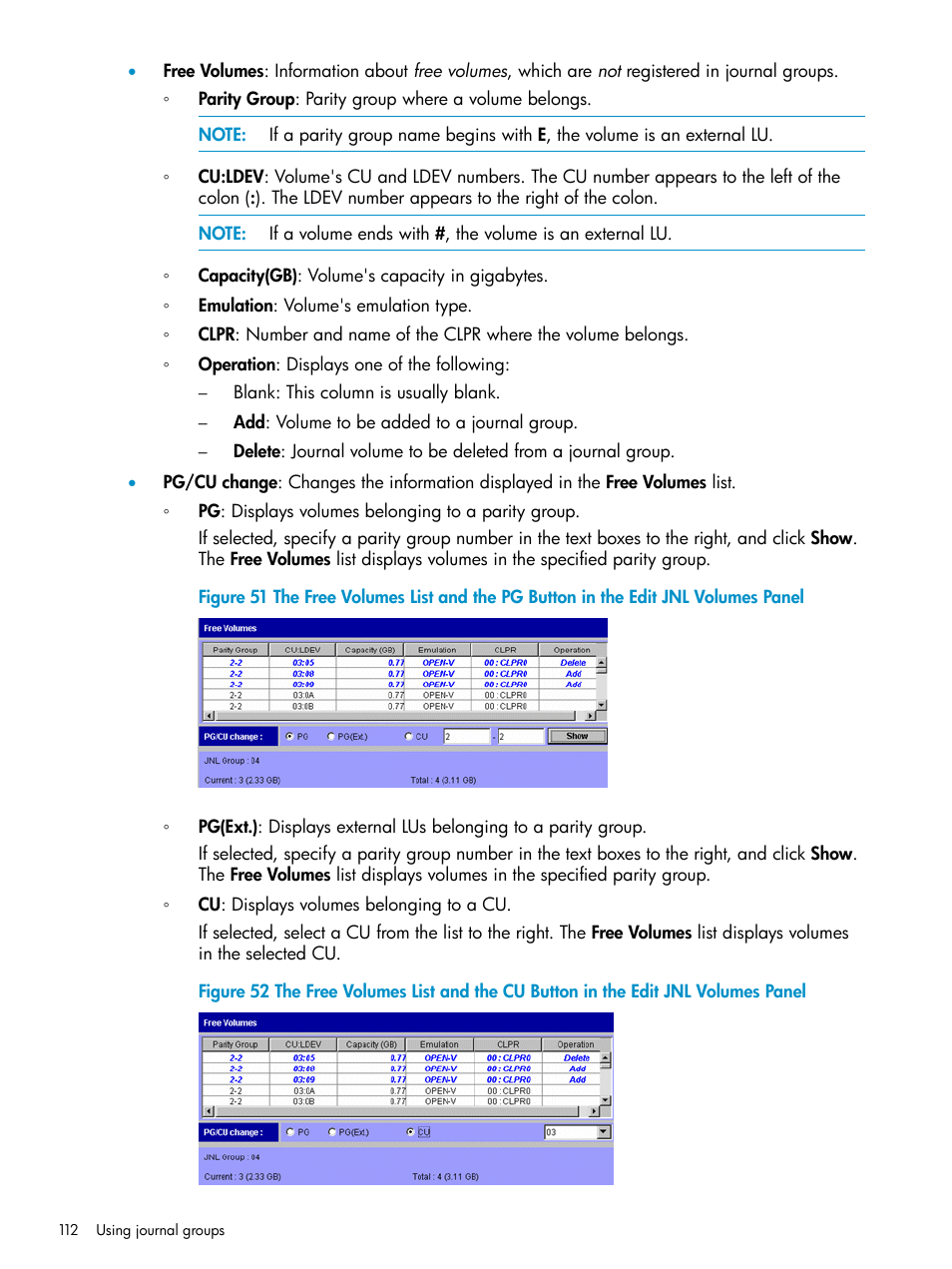 HP XP Continuous Access Software User Manual | Page 112 / 215