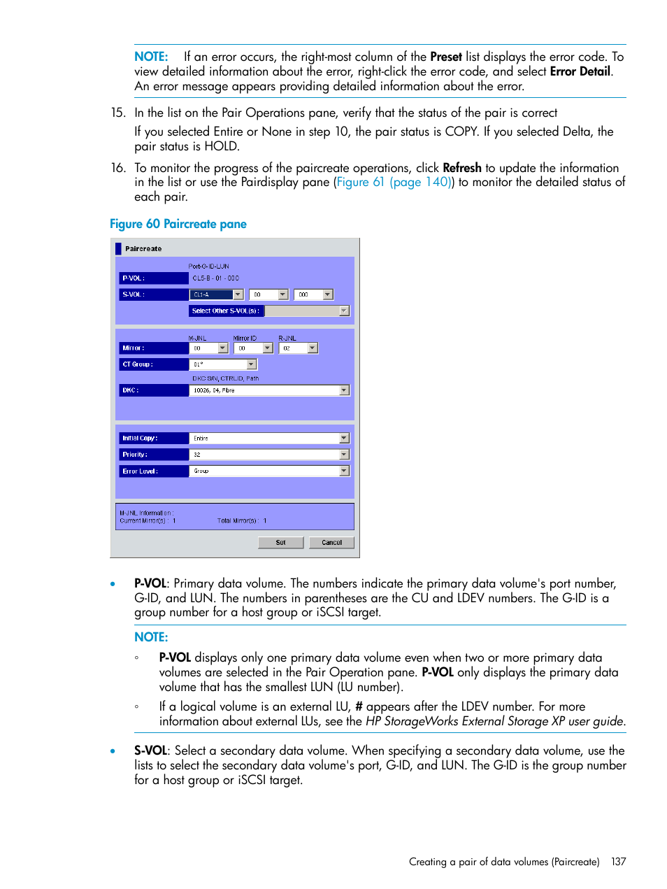 HP XP Continuous Access Software User Manual | Page 137 / 215