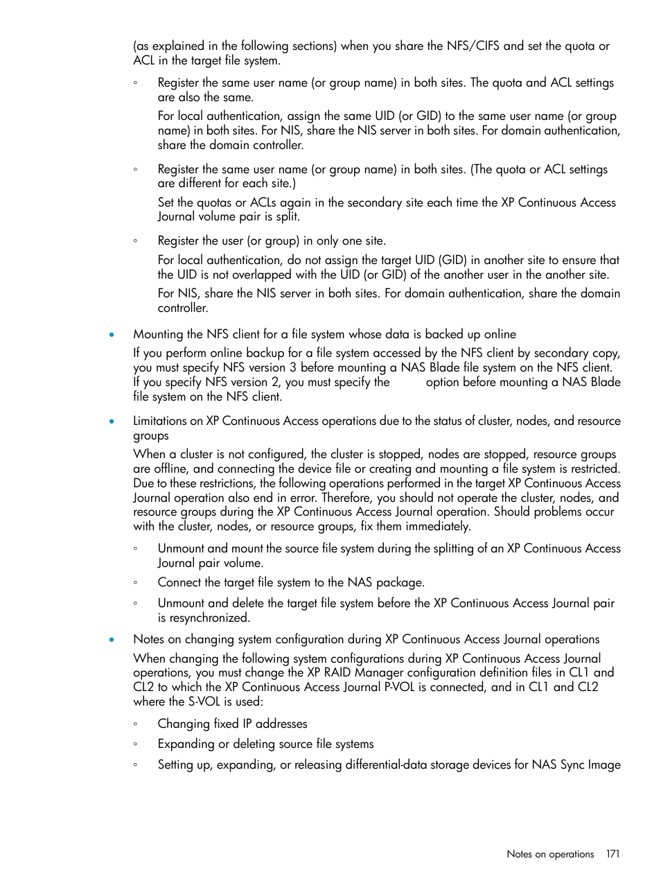 HP XP Continuous Access Software User Manual | Page 171 / 215
