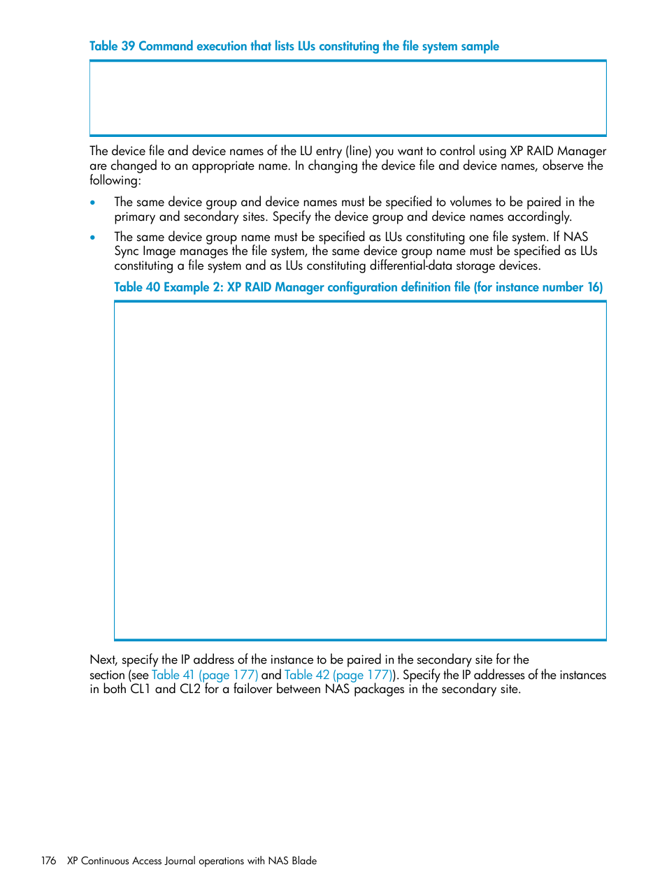 HP XP Continuous Access Software User Manual | Page 176 / 215