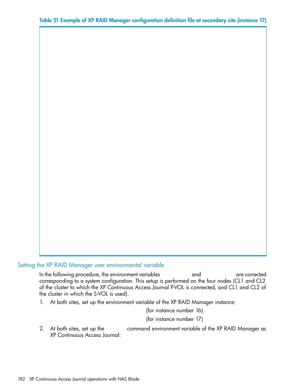 HP XP Continuous Access Software User Manual | Page 182 / 215
