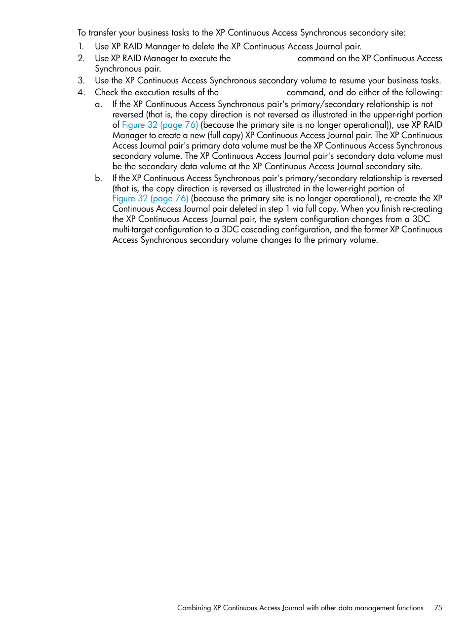 HP XP Continuous Access Software User Manual | Page 75 / 215