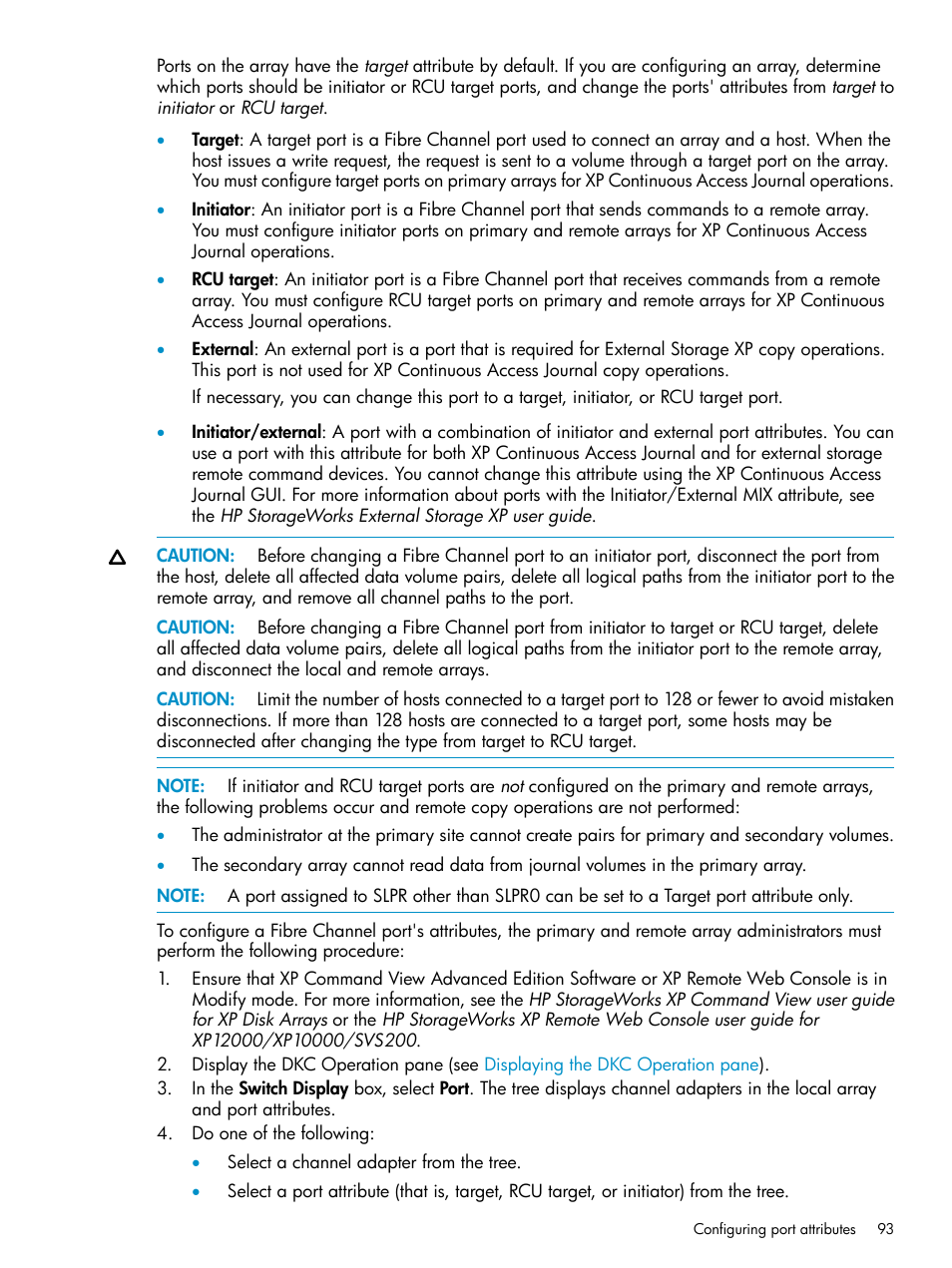HP XP Continuous Access Software User Manual | Page 93 / 215