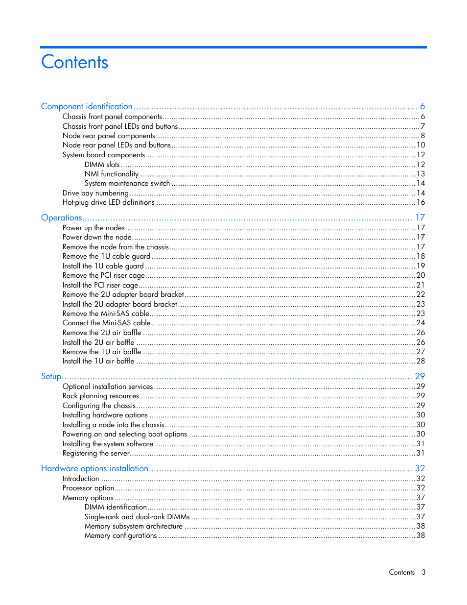 HP ProLiant SL210t Gen8 Server User Manual | Page 3 / 103