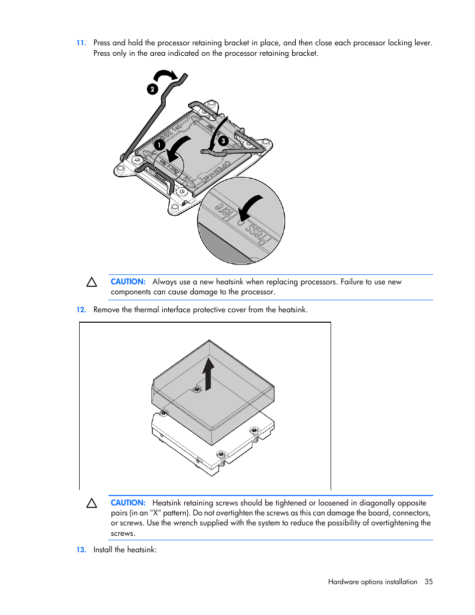 HP ProLiant SL210t Gen8 Server User Manual | Page 35 / 103