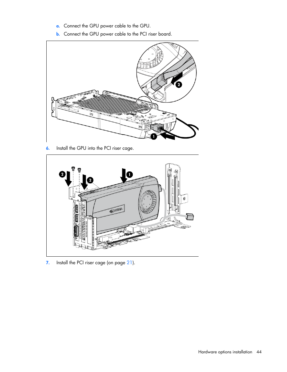 HP ProLiant SL210t Gen8 Server User Manual | Page 44 / 103