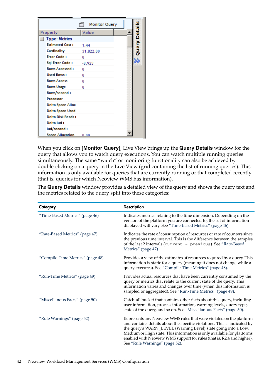 HP Neoview Release 2.5 Software User Manual | Page 42 / 114