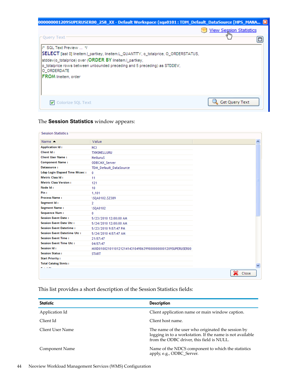 HP Neoview Release 2.5 Software User Manual | Page 44 / 114