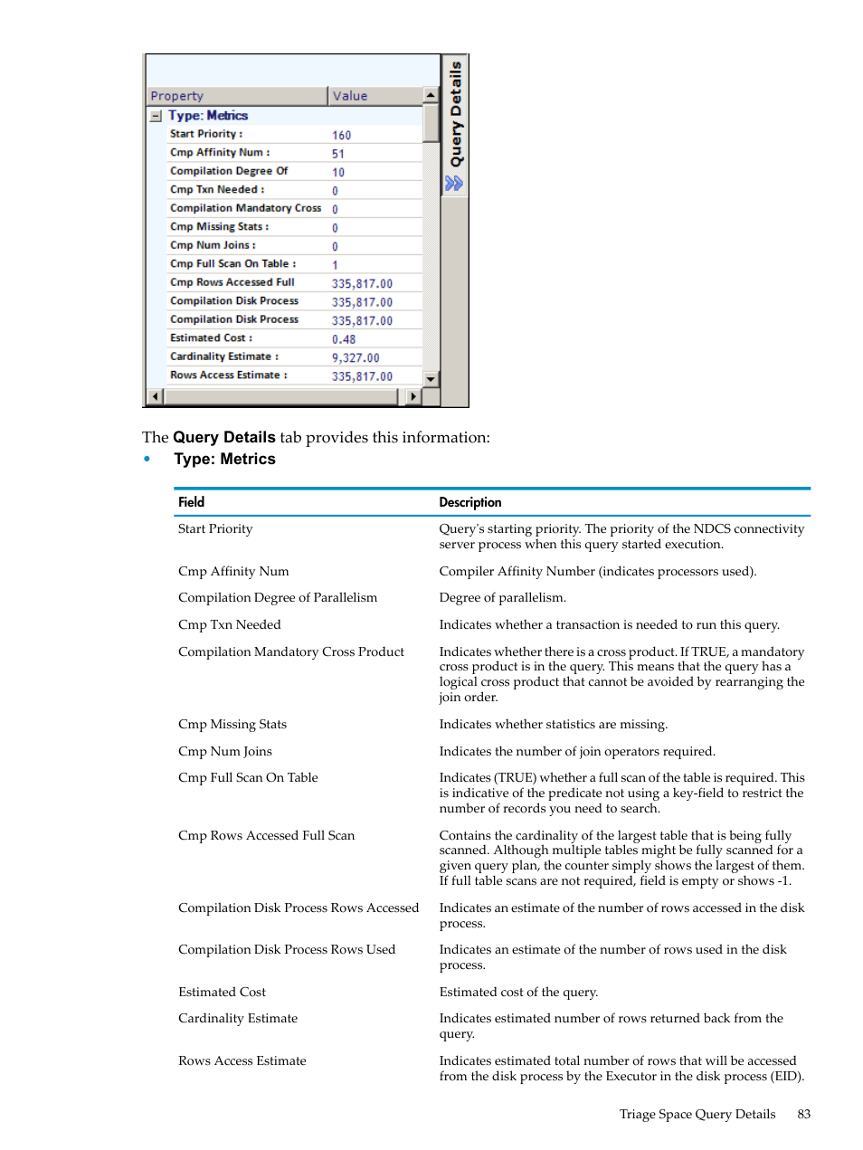 HP Neoview Release 2.5 Software User Manual | Page 83 / 114