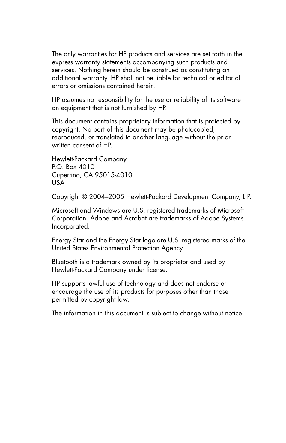 HP f1905 19 inch LCD Monitor User Manual | Page 2 / 80