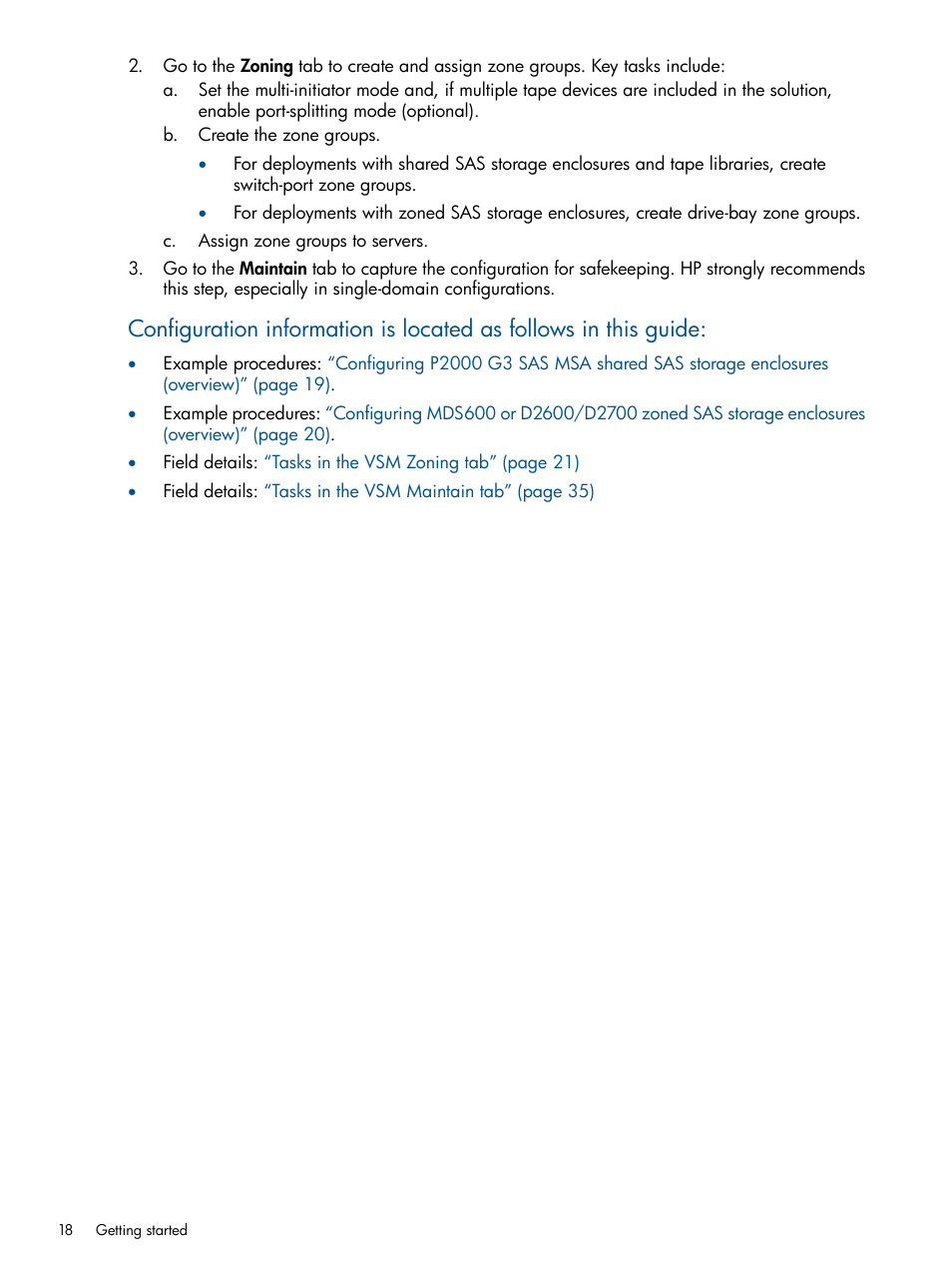 HP 6Gb SAS Switch for HP BladeSystem c-Class User Manual | Page 18 / 85