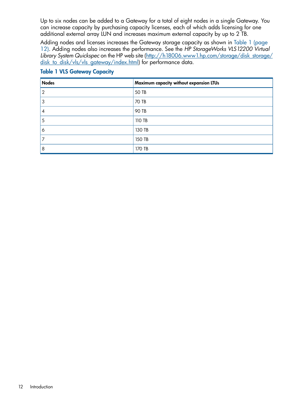 HP 12000 Virtual Library System EVA Gateway User Manual | Page 12 / 210