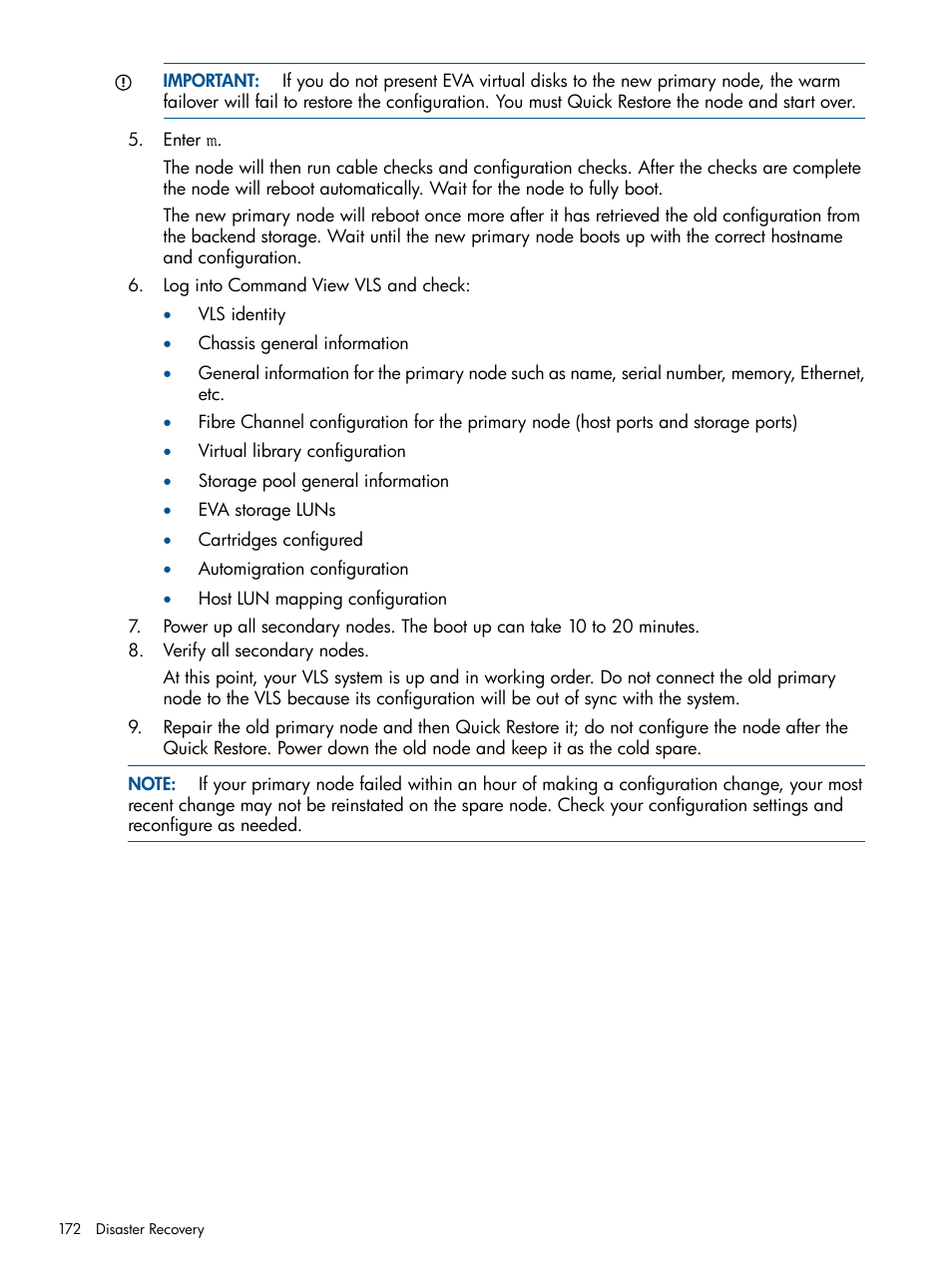 HP 12000 Virtual Library System EVA Gateway User Manual | Page 172 / 210