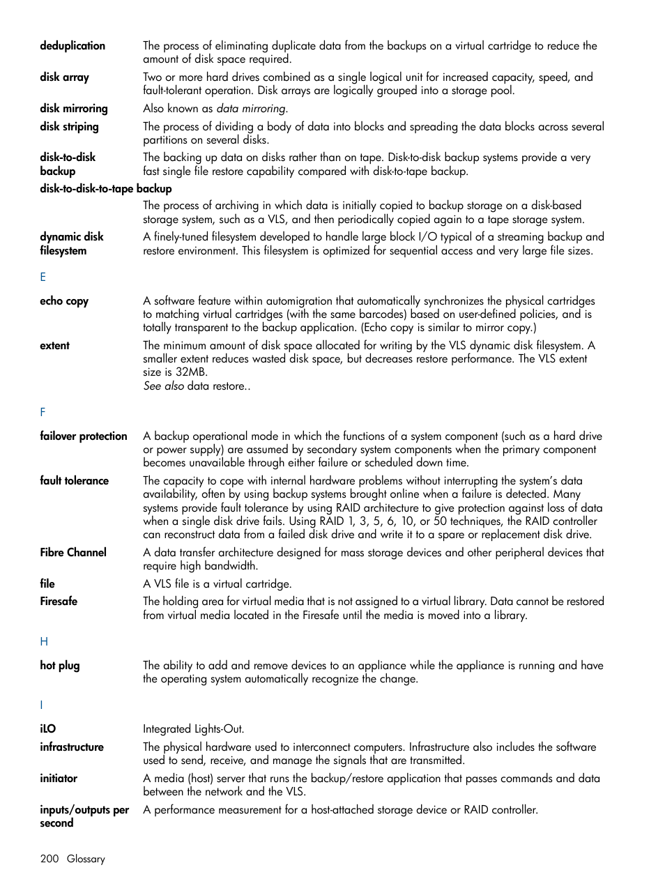 HP 12000 Virtual Library System EVA Gateway User Manual | Page 200 / 210
