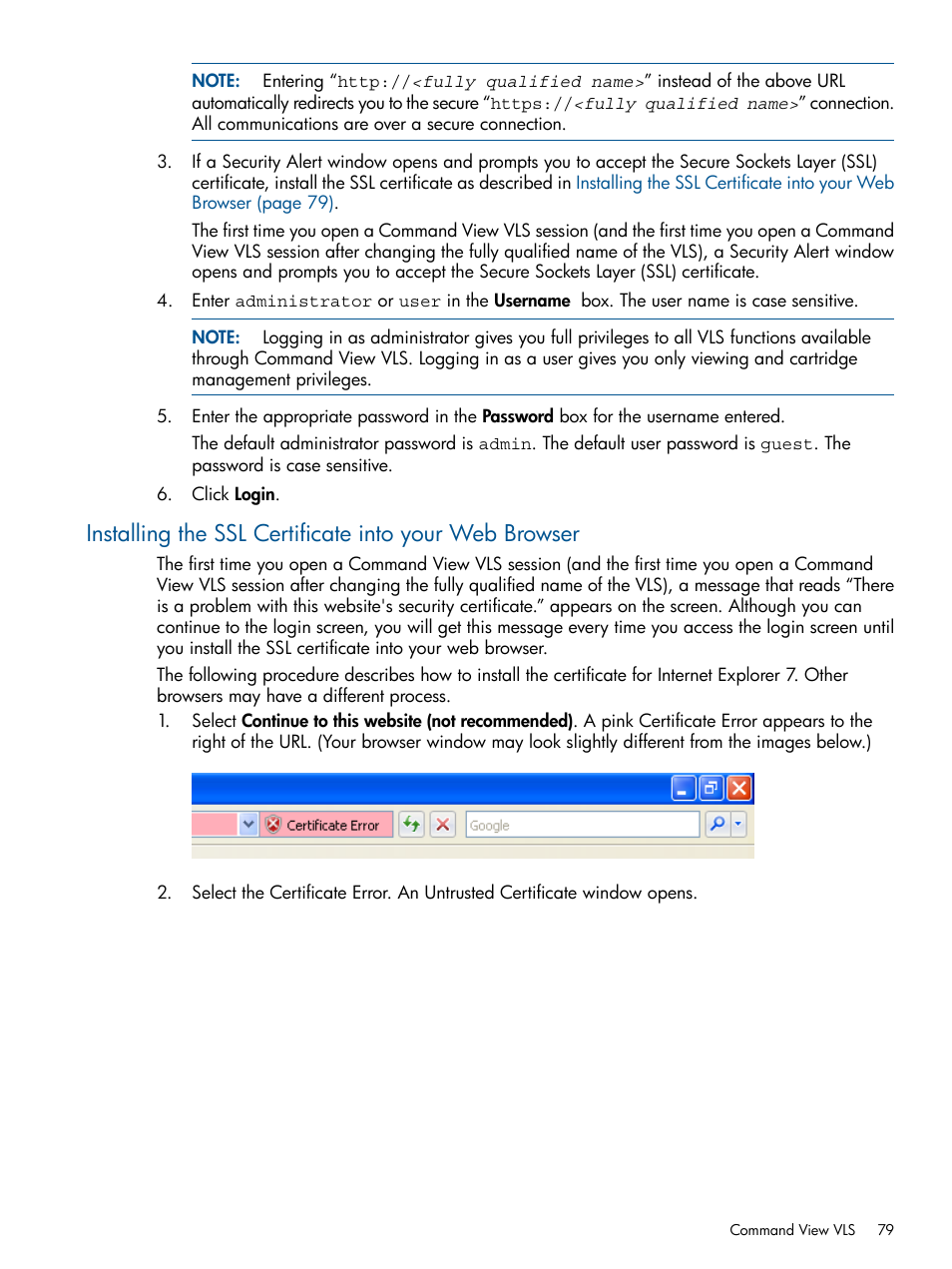 HP 12000 Virtual Library System EVA Gateway User Manual | Page 79 / 210