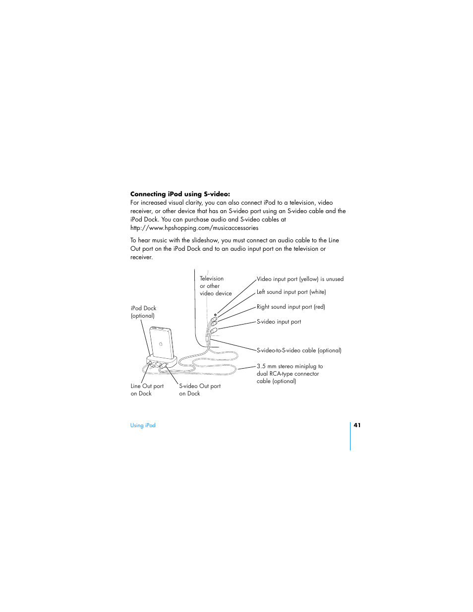 HP Apple iPod from HP MP7001 30GB Color Music Player User Manual | Page 41 / 84