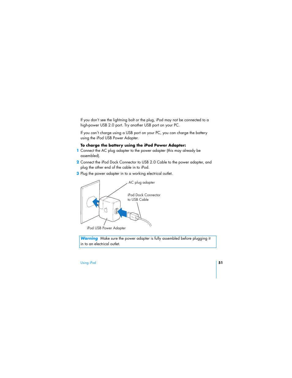 HP Apple iPod from HP MP7001 30GB Color Music Player User Manual | Page 51 / 84