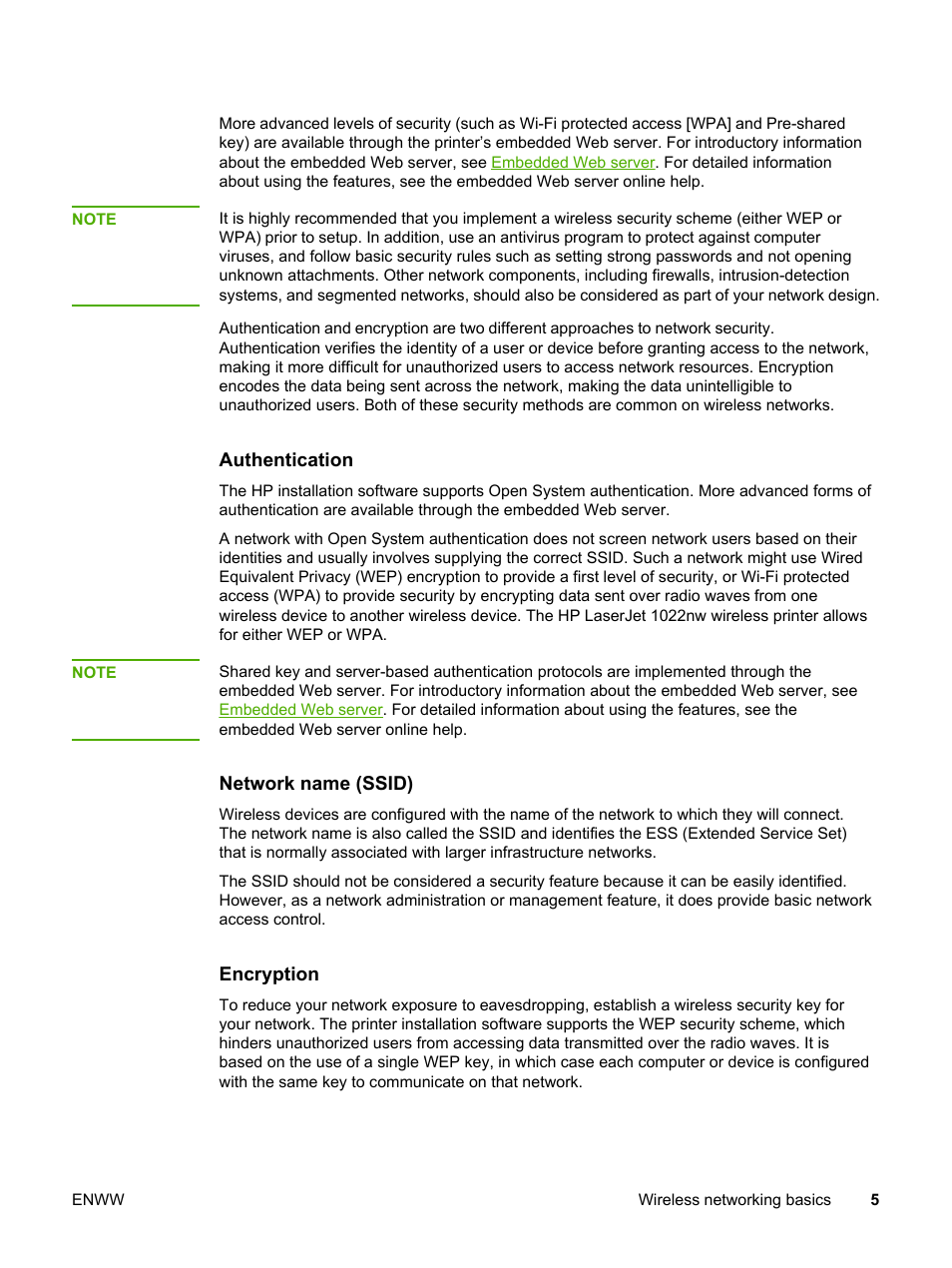 HP LaserJet 1022nw Printer User Manual | Page 11 / 58
