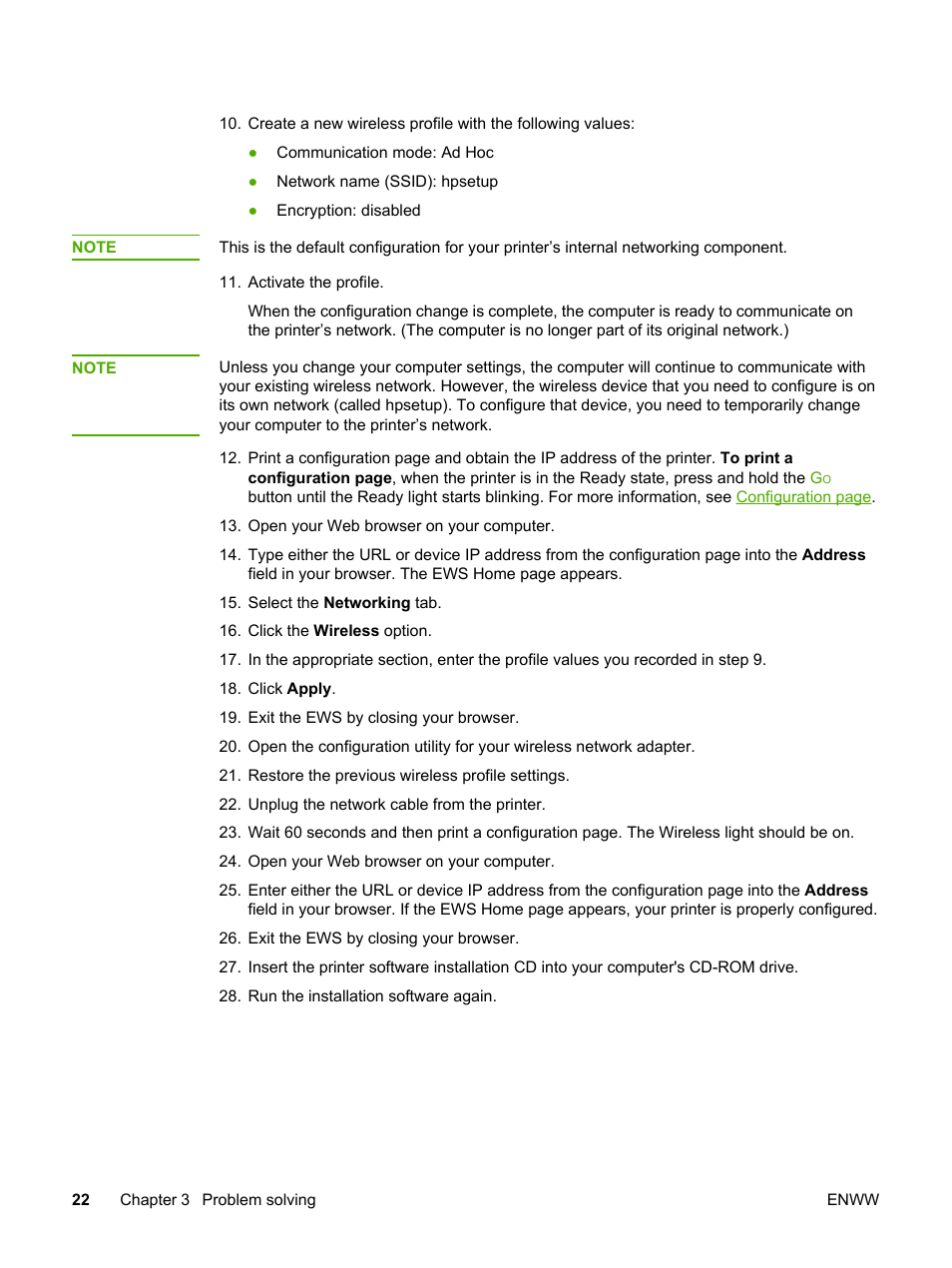 HP LaserJet 1022nw Printer User Manual | Page 28 / 58