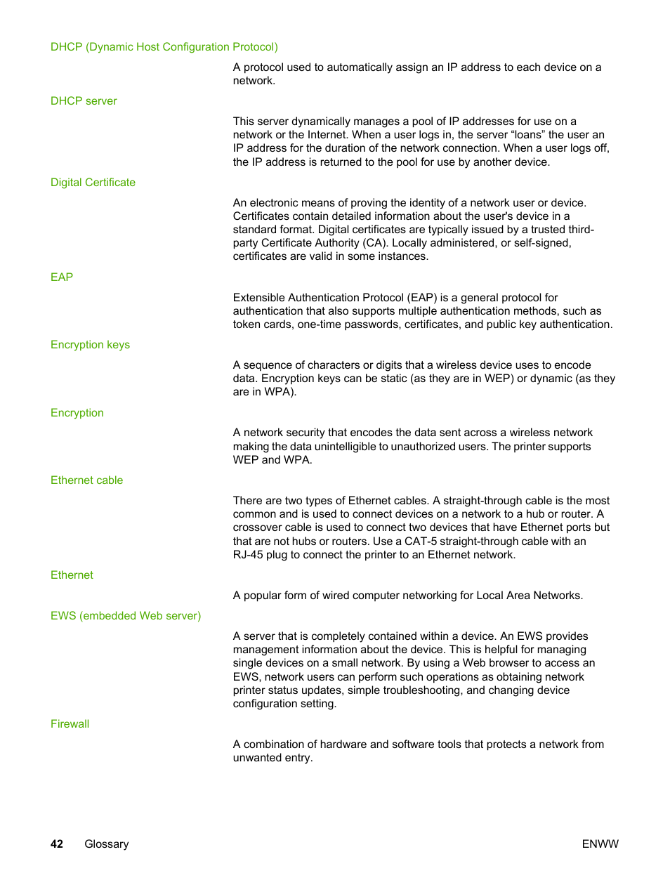 HP LaserJet 1022nw Printer User Manual | Page 48 / 58