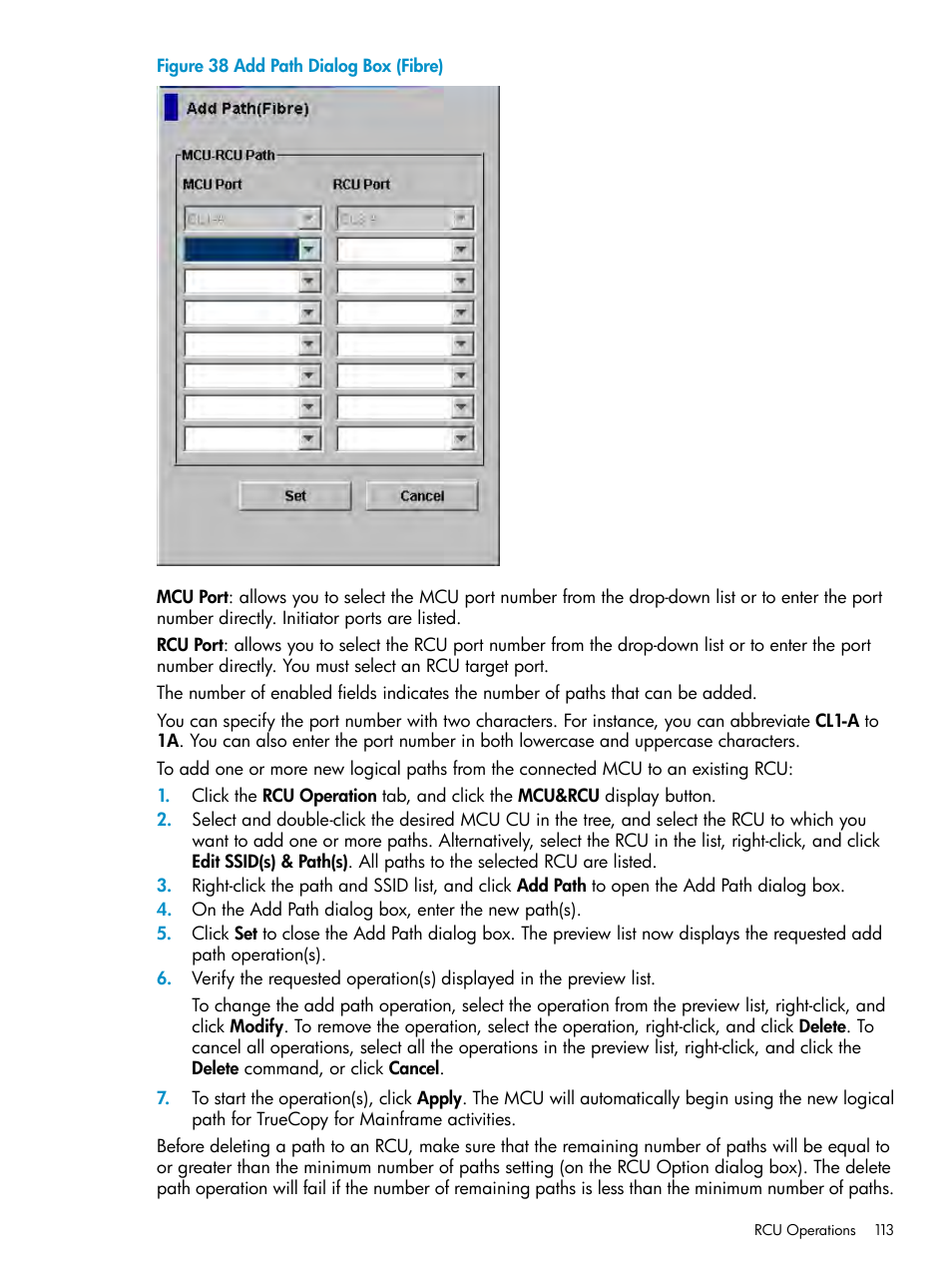 HP StorageWorks XP Remote Web Console Software User Manual | Page 113 / 263