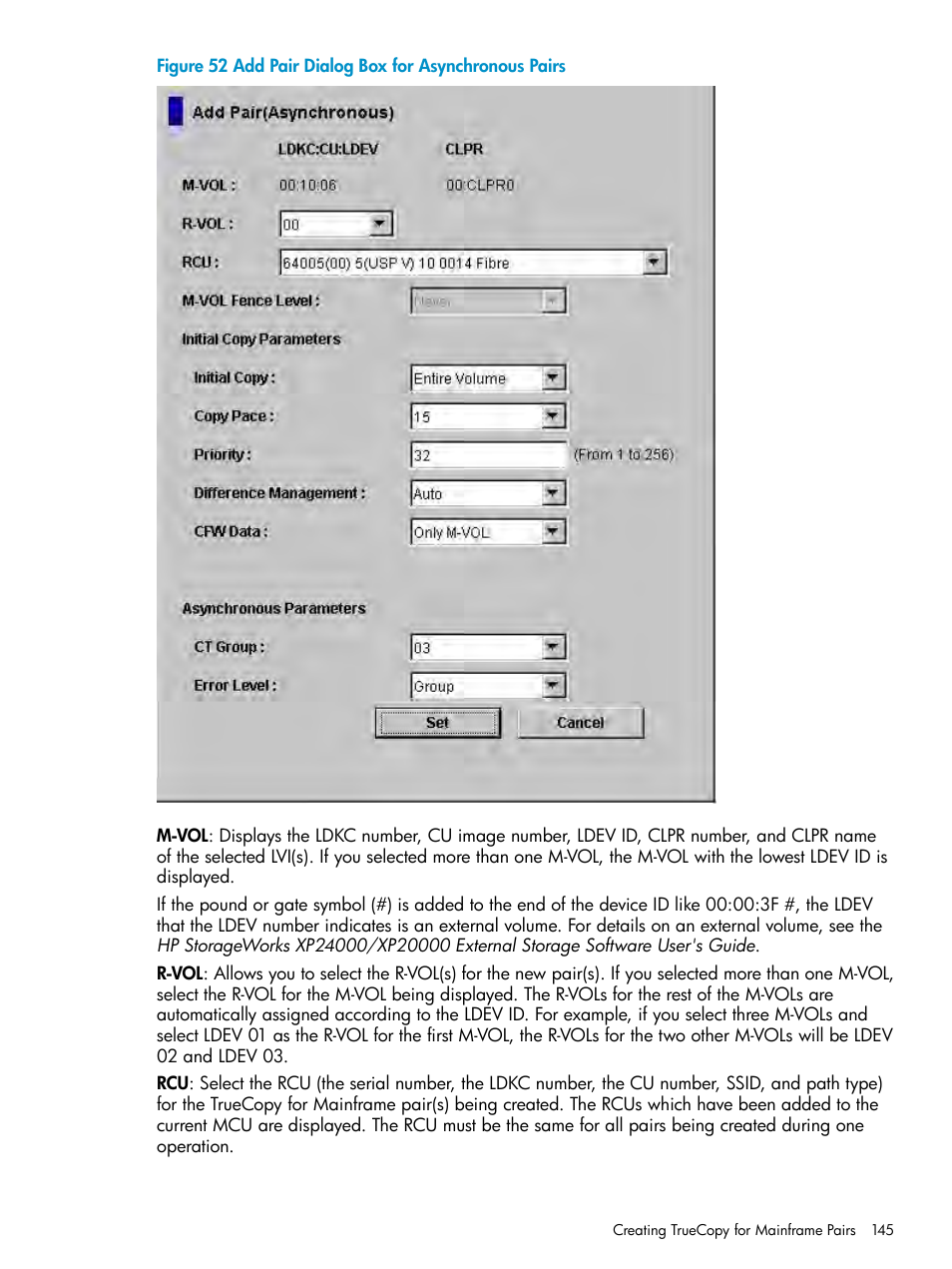 HP StorageWorks XP Remote Web Console Software User Manual | Page 145 / 263
