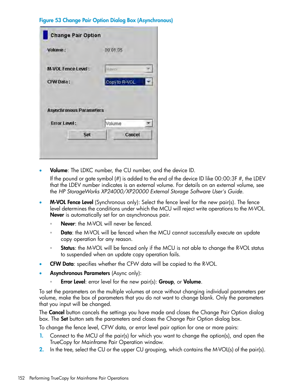 HP StorageWorks XP Remote Web Console Software User Manual | Page 152 / 263