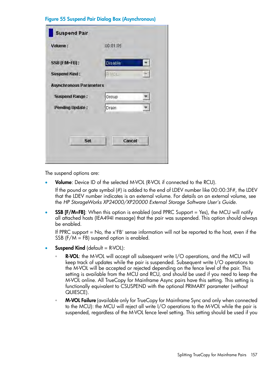 HP StorageWorks XP Remote Web Console Software User Manual | Page 157 / 263