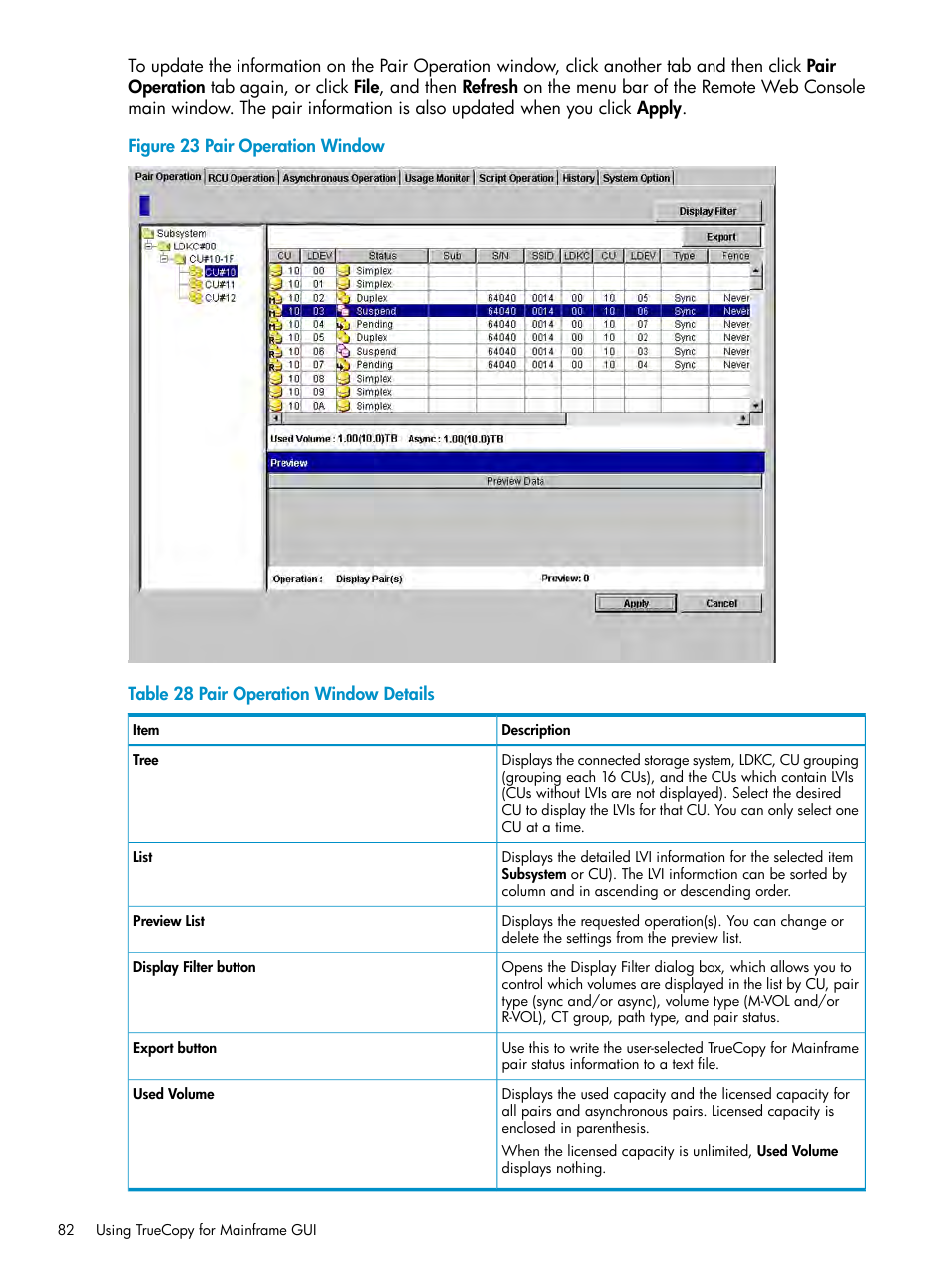 HP StorageWorks XP Remote Web Console Software User Manual | Page 82 / 263
