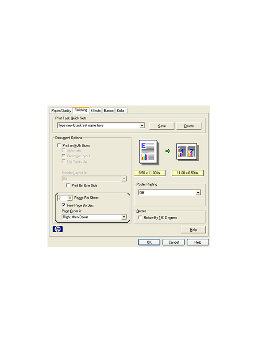Printer software, Printing multiple pages on a single sheet of paper | HP Deskjet 5145 Color Inkjet Printer User Manual | Page 46 / 173