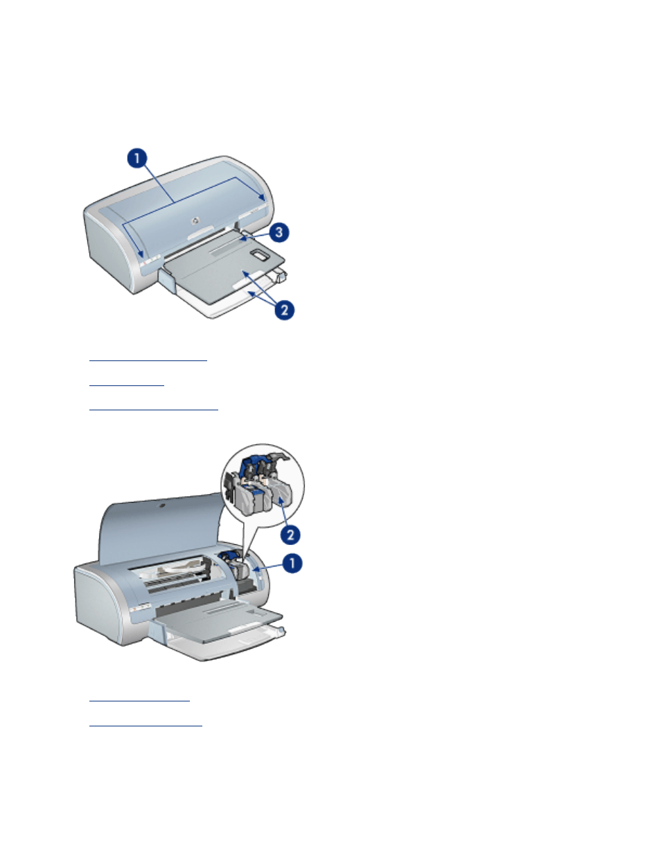 Printer features, Accessory, click, Here | HP Deskjet 5145 Color Inkjet Printer User Manual | Page 90 / 173