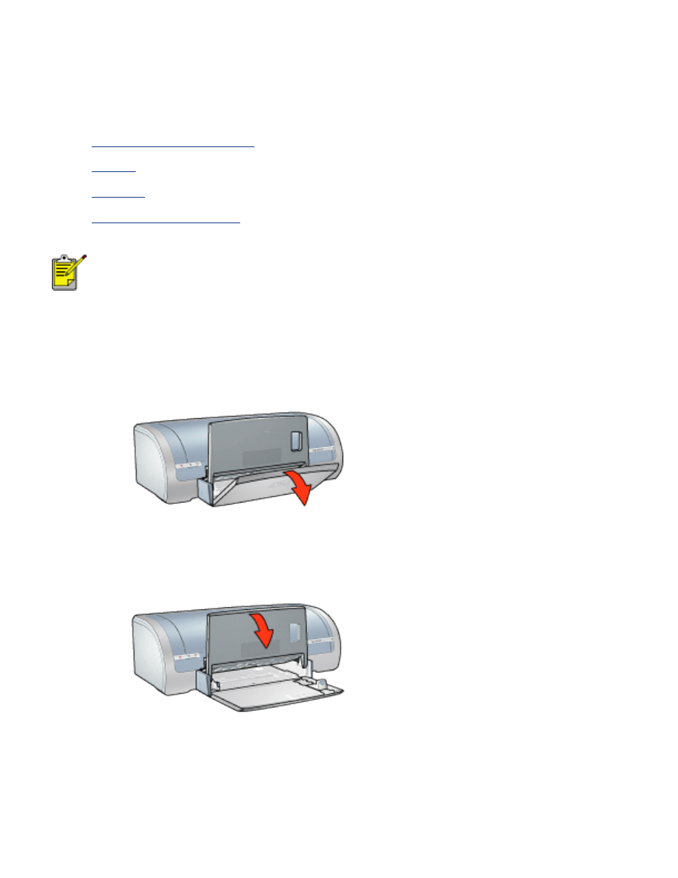Paper trays, Unfolding the paper tray | HP Deskjet 5145 Color Inkjet Printer User Manual | Page 94 / 173
