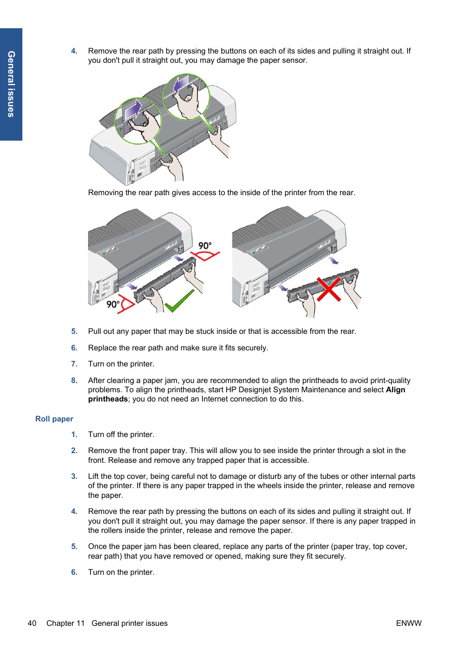 HP Designjet 111 Printer series User Manual | Page 46 / 53