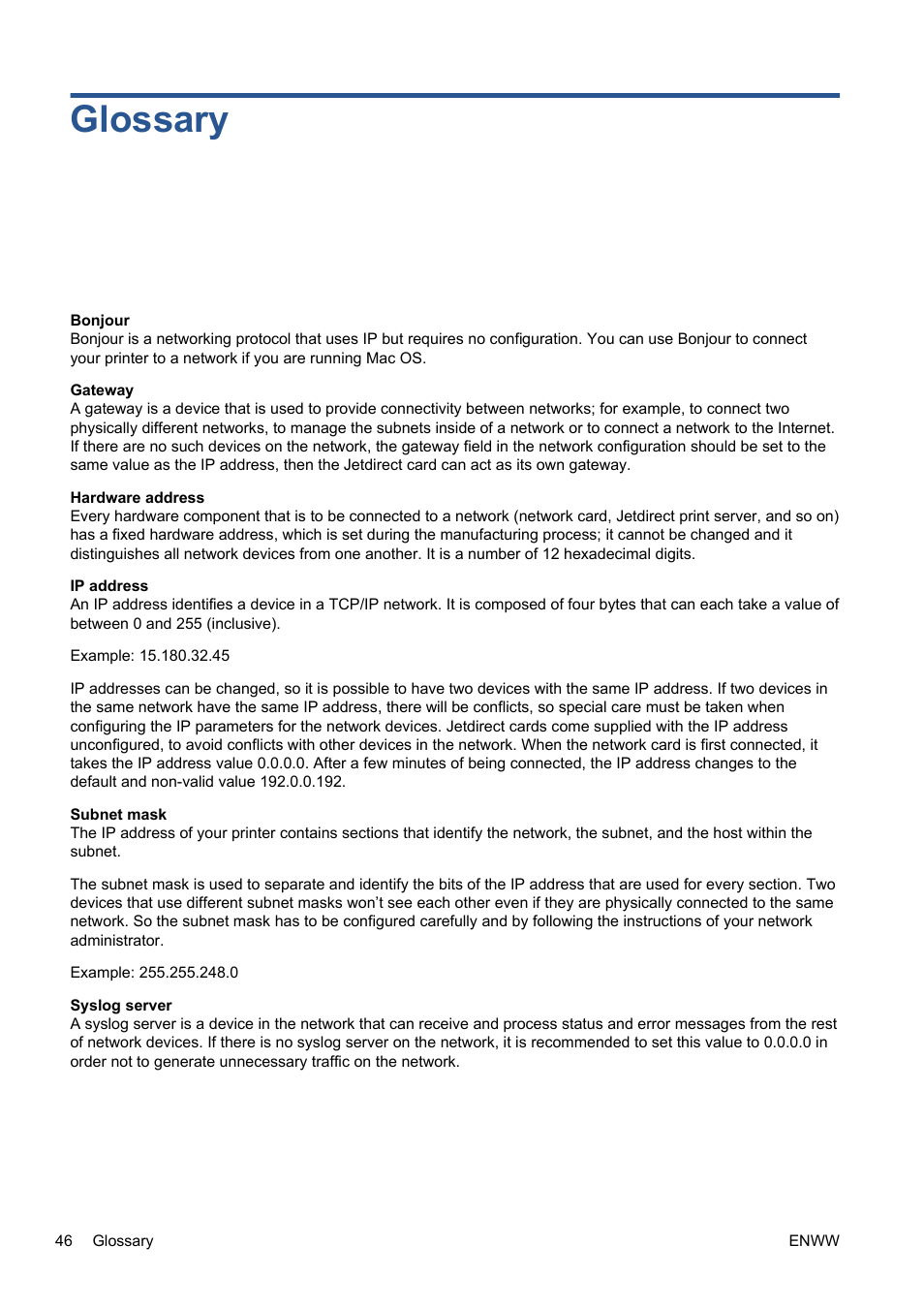 Glossary | HP Designjet 111 Printer series User Manual | Page 52 / 53