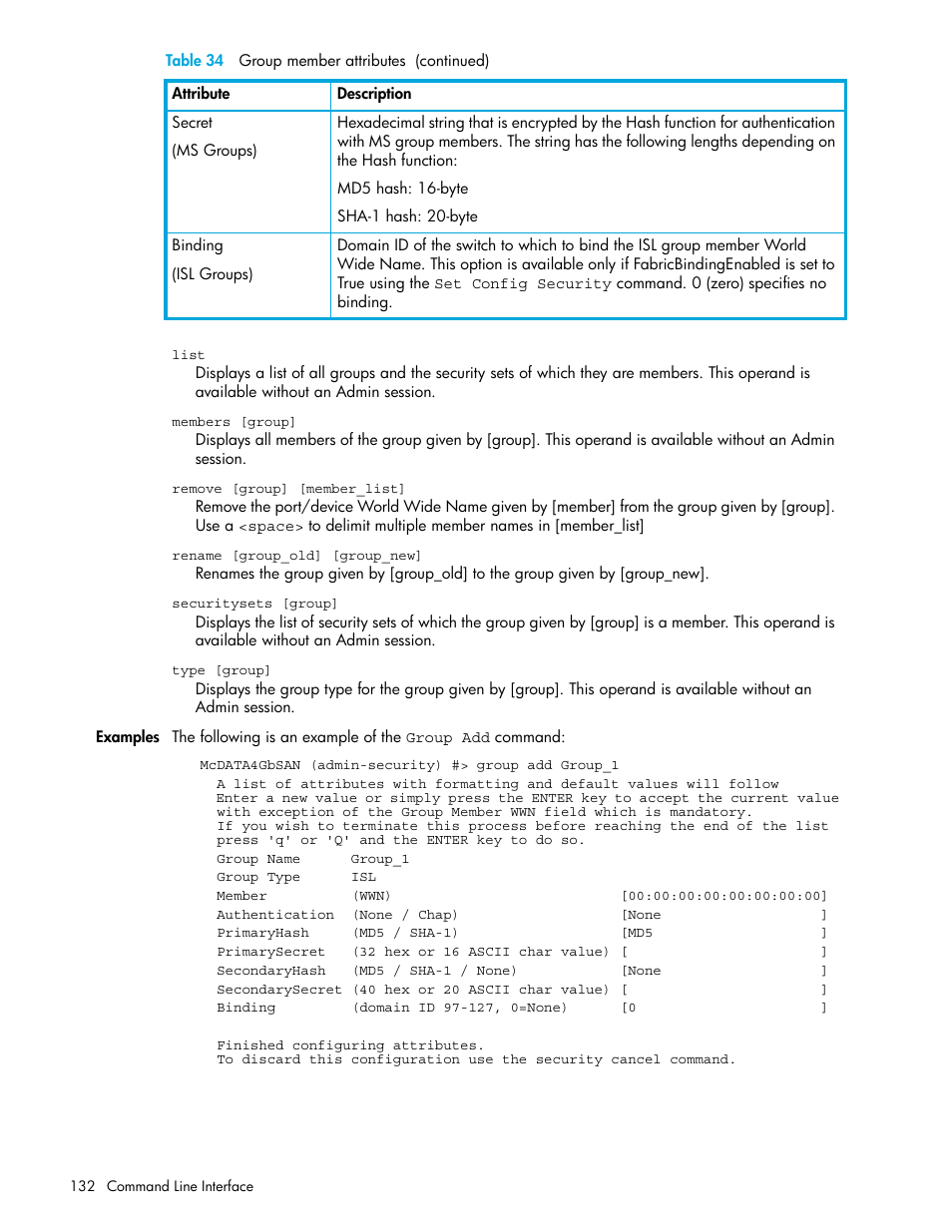 HP M-series HA-Fabric Manager Software User Manual | Page 132 / 226