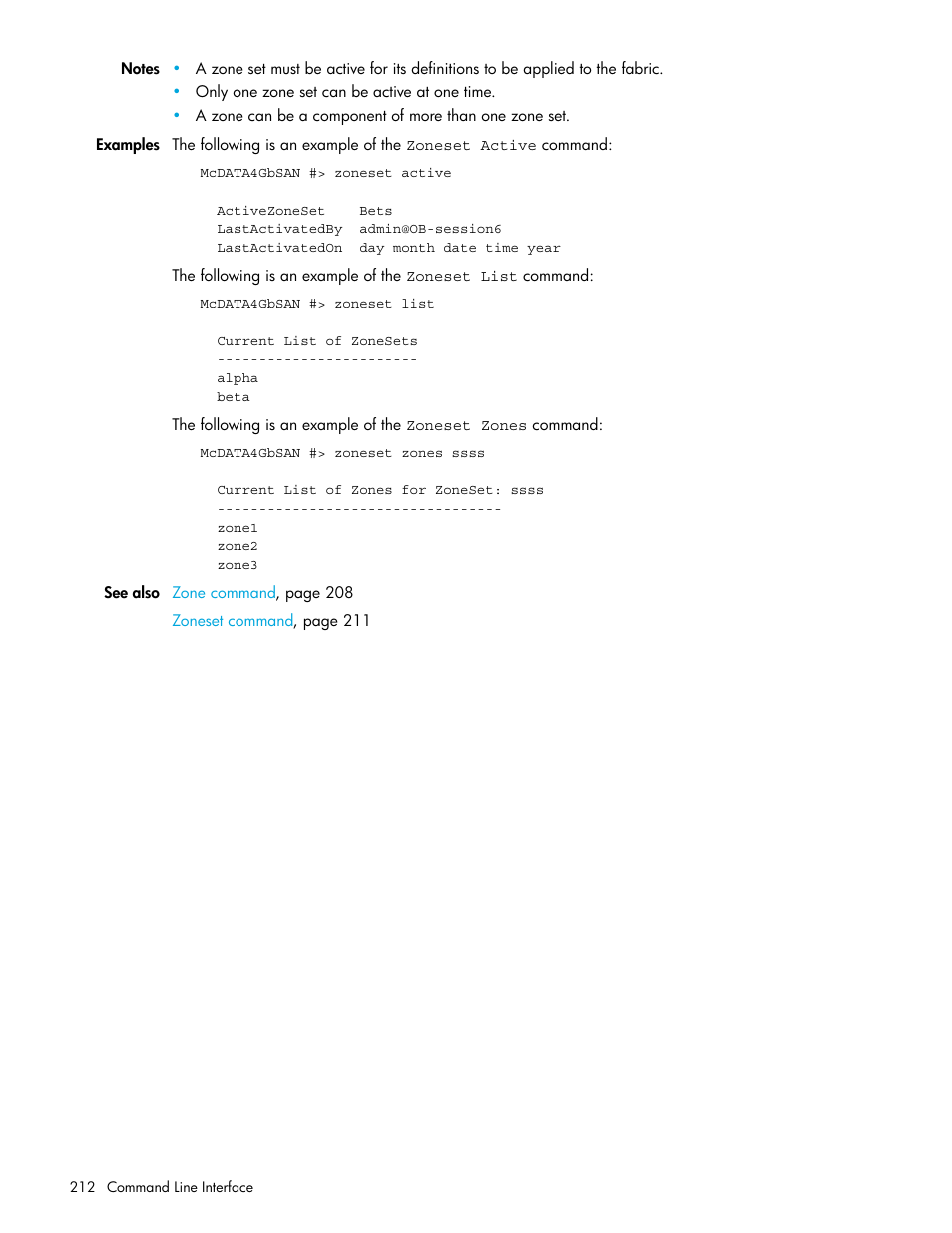 HP M-series HA-Fabric Manager Software User Manual | Page 212 / 226