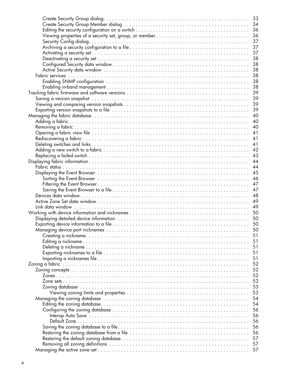 HP M-series HA-Fabric Manager Software User Manual | Page 4 / 226