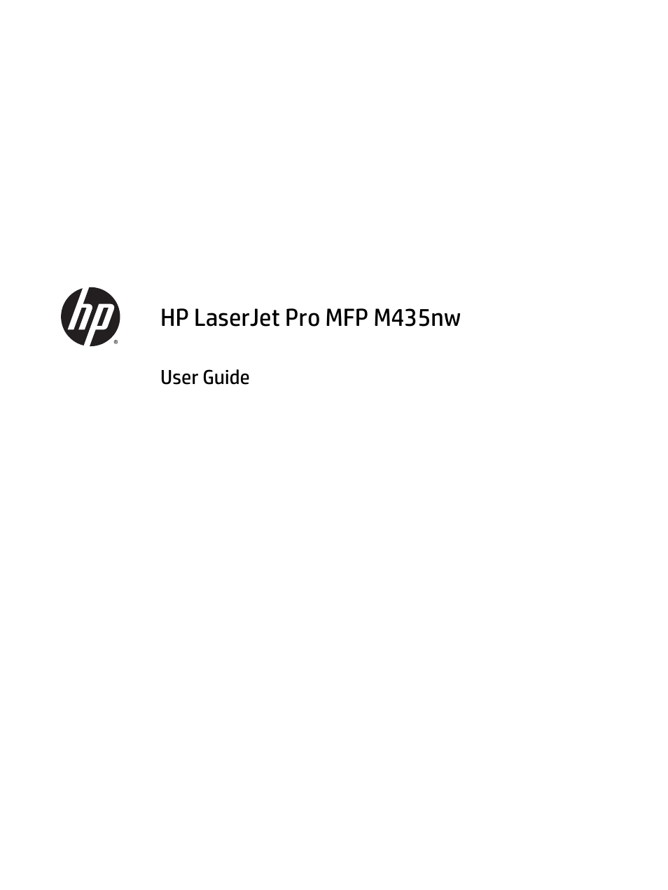 Hp laserjet pro mfp m435nw | HP LaserJet Pro M435 Multifunction Printer series User Manual | Page 3 / 120