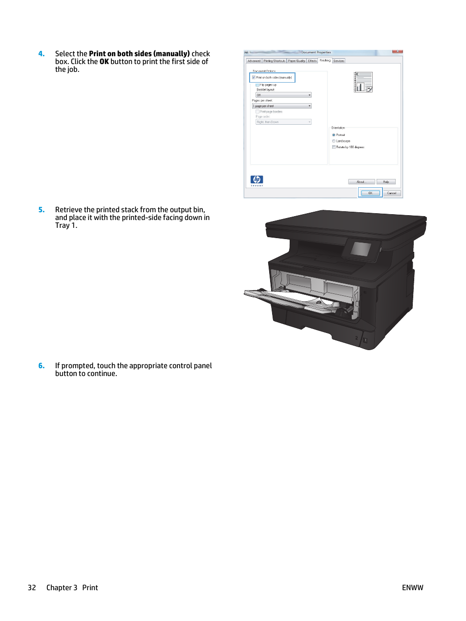 HP LaserJet Pro M435 Multifunction Printer series User Manual | Page 40 / 120