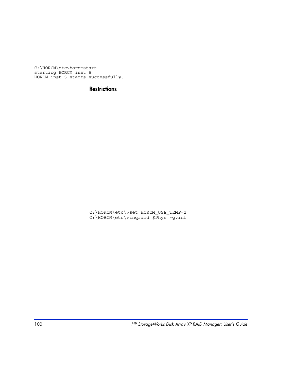 HP XP RAID Manager Software User Manual | Page 100 / 416