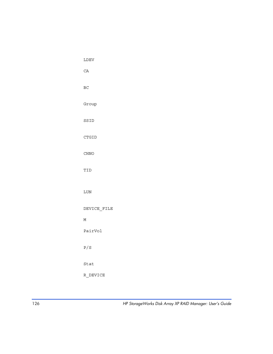 HP XP RAID Manager Software User Manual | Page 126 / 416