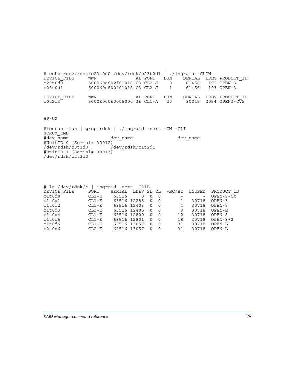 HP XP RAID Manager Software User Manual | Page 129 / 416