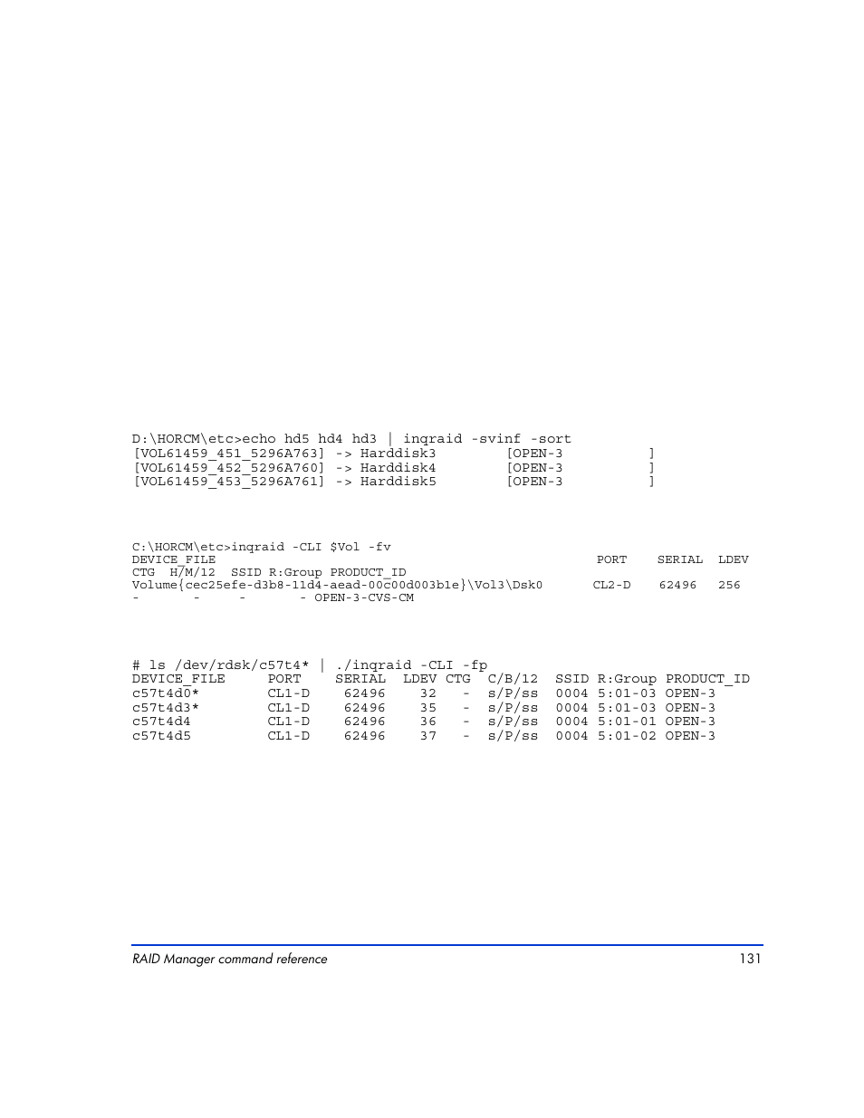 HP XP RAID Manager Software User Manual | Page 131 / 416