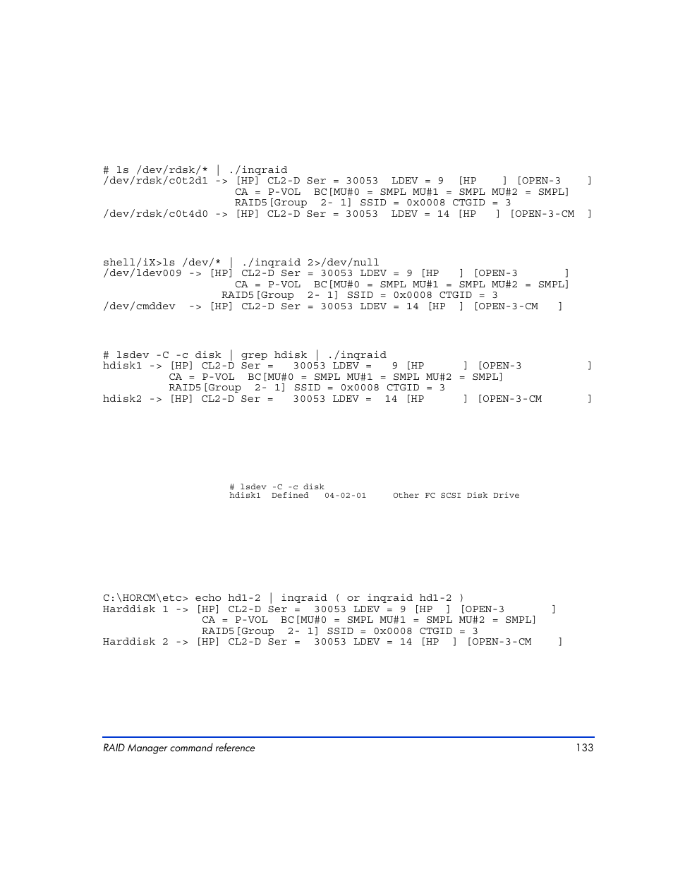 HP XP RAID Manager Software User Manual | Page 133 / 416
